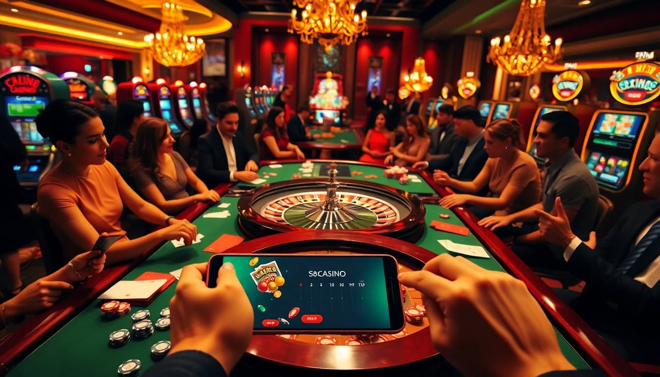 S8 Casino offers an immersive experience with exciting games at luxurious casino tables.