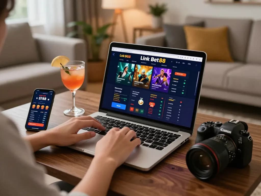 Engage with Link Bet88 for seamless online betting from your cozy living room setup.
