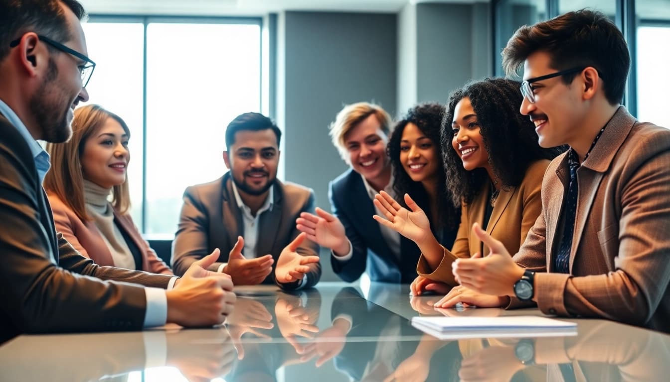 Capture of founder leadership insights shared among diverse business leaders during a strategy session.