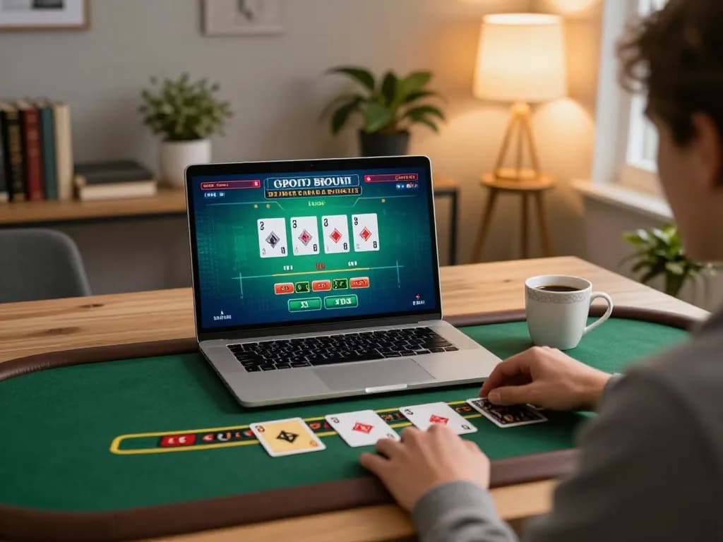 Player integrates JPTOTO into online gaming strategy with live dealer blackjack interface on laptop