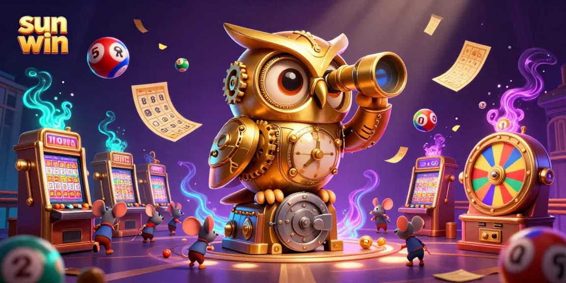 Experience thrilling games and dynamic wins at sun win in this vibrant casino illustration.