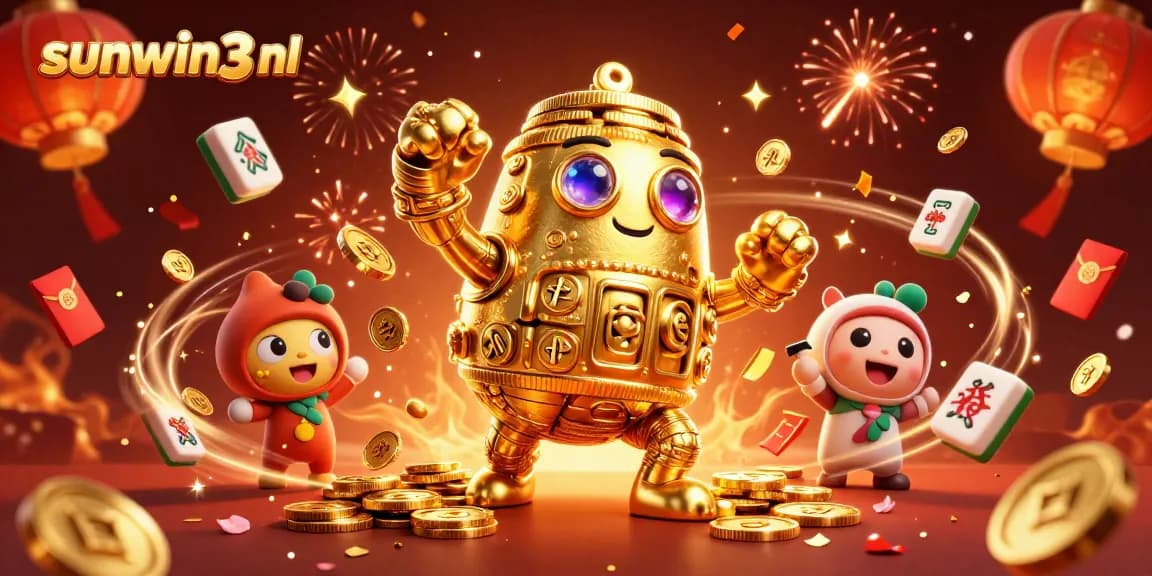 Experience thrilling gameplay with sunwin3 nl's dynamic casino features in a vibrant 3D illustration.