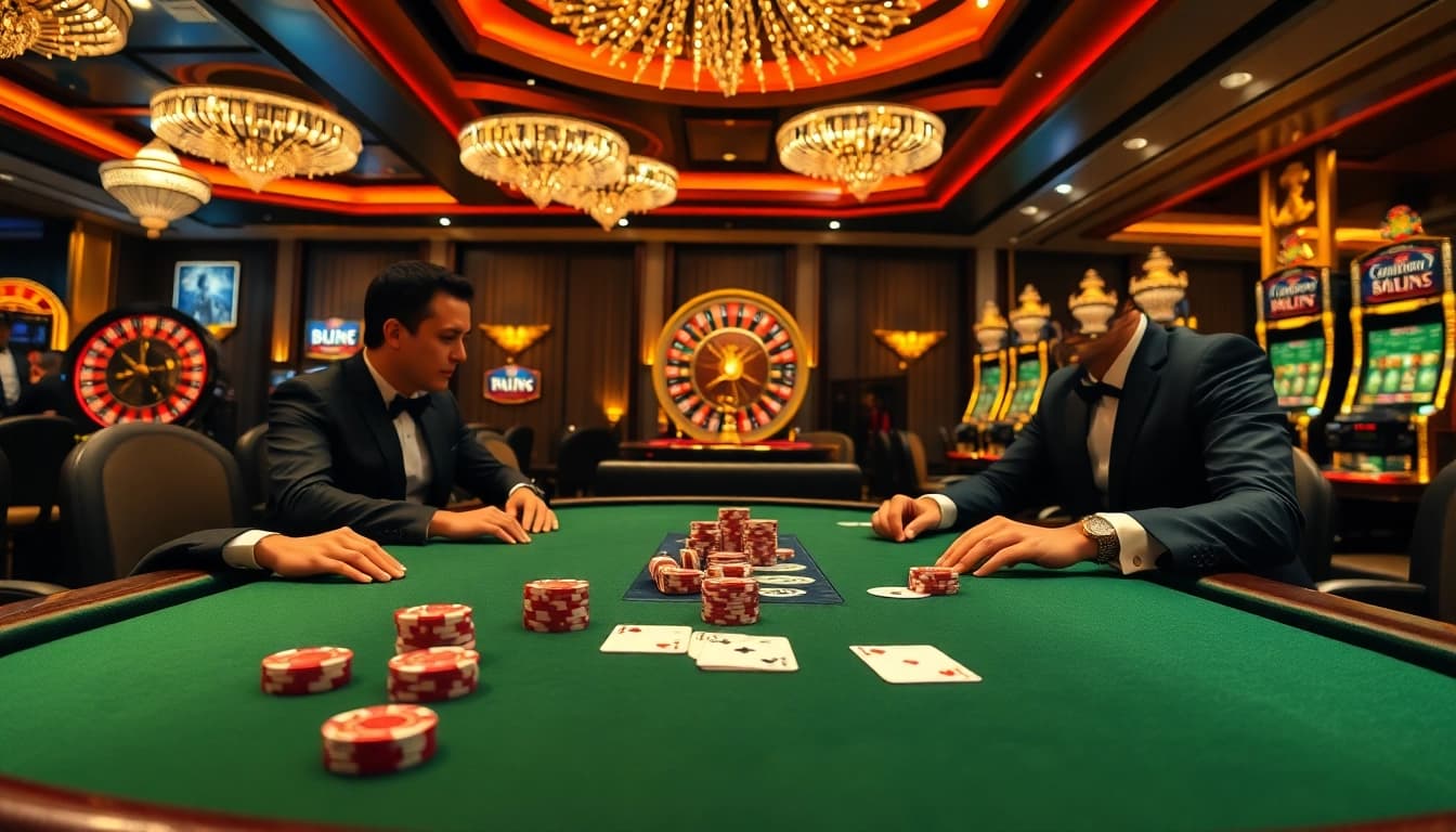 Players winning at poker in a glamorous casino setting showcasing the hidden wiki elements.