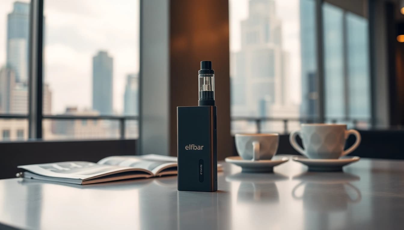 Elfbar in stylischer Umgebung mit entspannter Atmosphäre und modernem Design