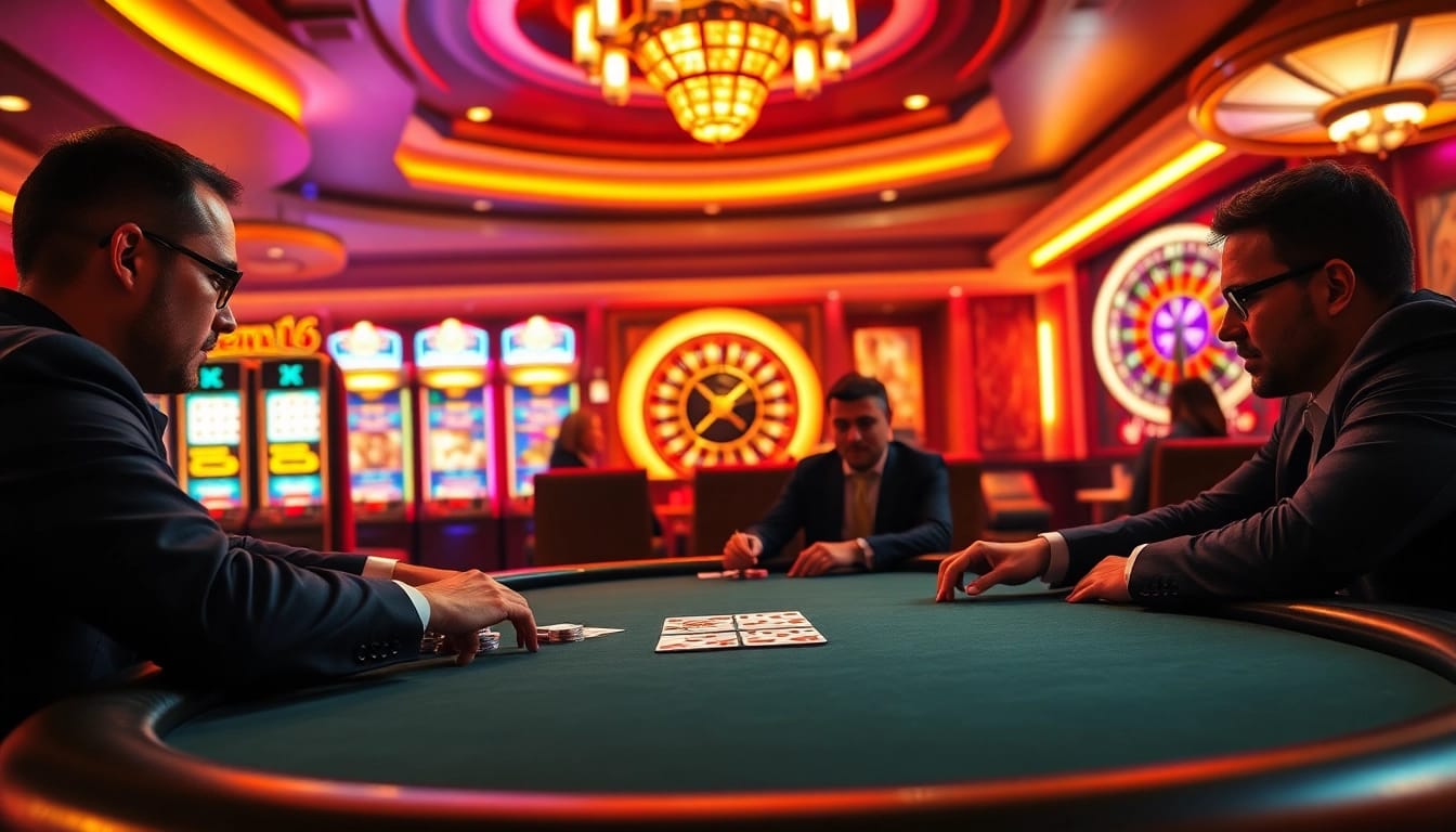 Experience the excitement at the poker table with https://98winwi.com/ with players and vibrant chips.