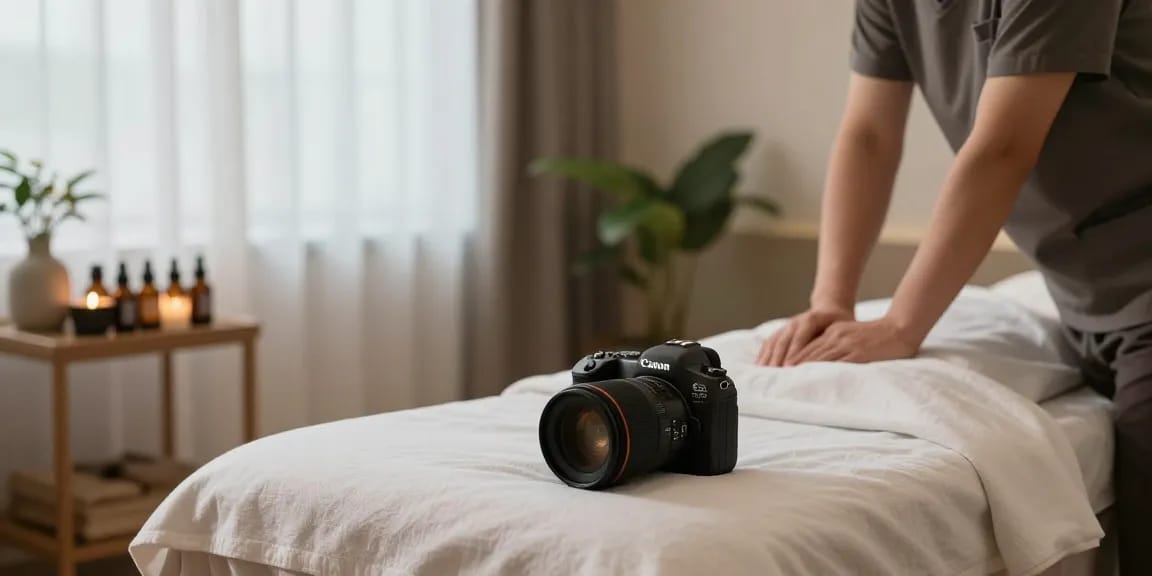 대치동마사지 치료를 위한 조용한 스파 방의 편안한 분위기
