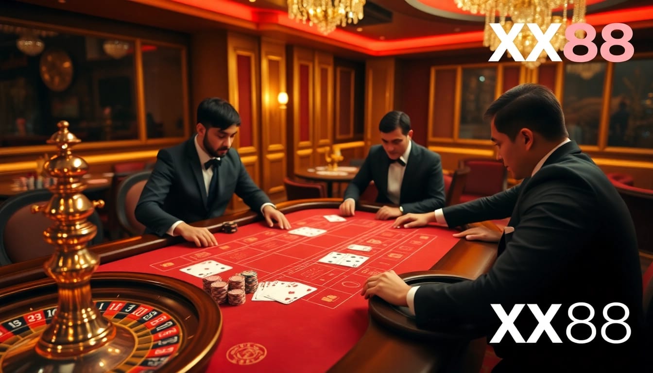 Experience thrilling Baccarat action at https://xx88.us/ with luxurious casino elements.