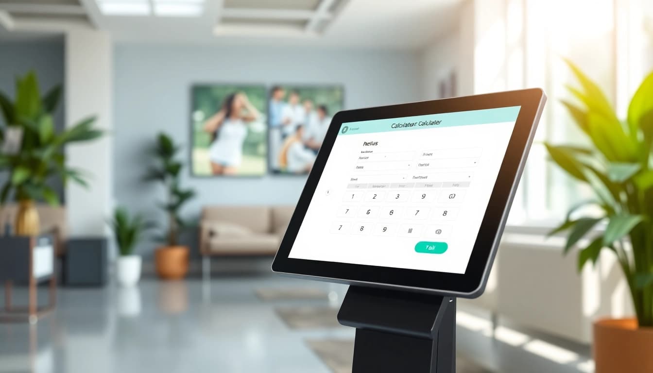 Calculate your biological age with a modern biological age calculator displayed on a sleek device.