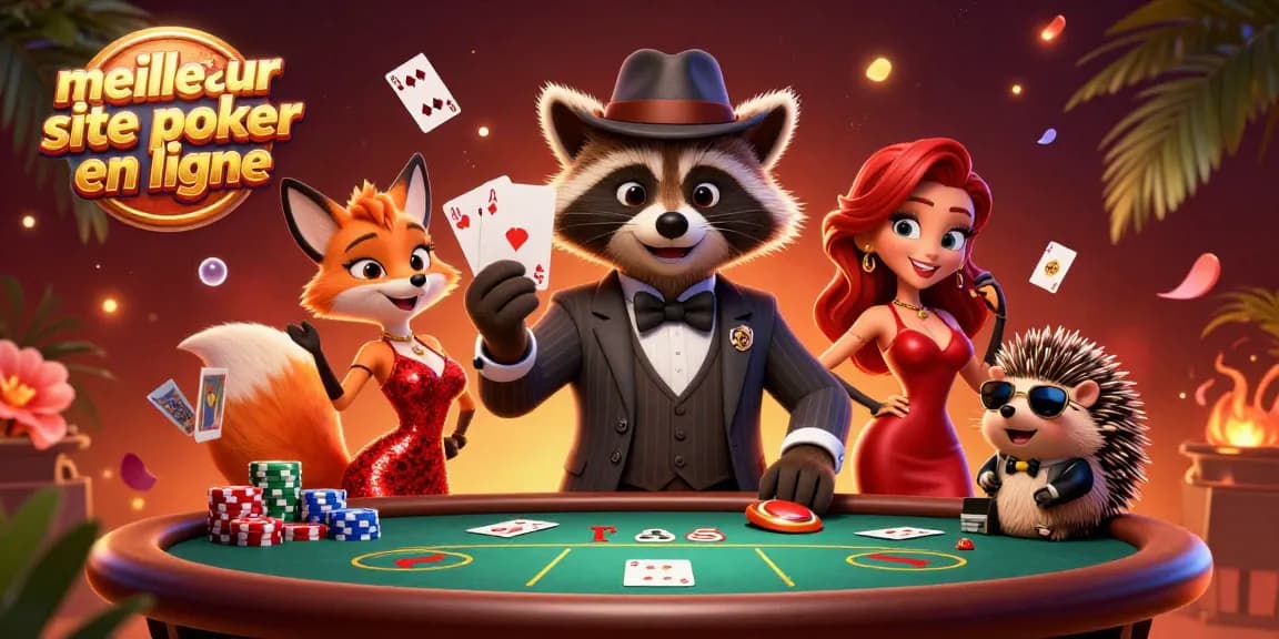 Découvrez les actions gagnantes sur le meilleur site de poker en ligne avec des personnages captivants et des décors riches.