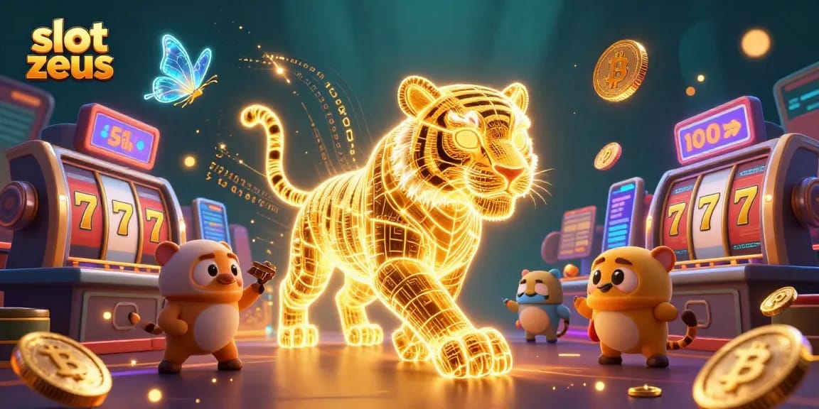 Spin and win big with slot zeus featuring exciting slot reels and glowing coins.