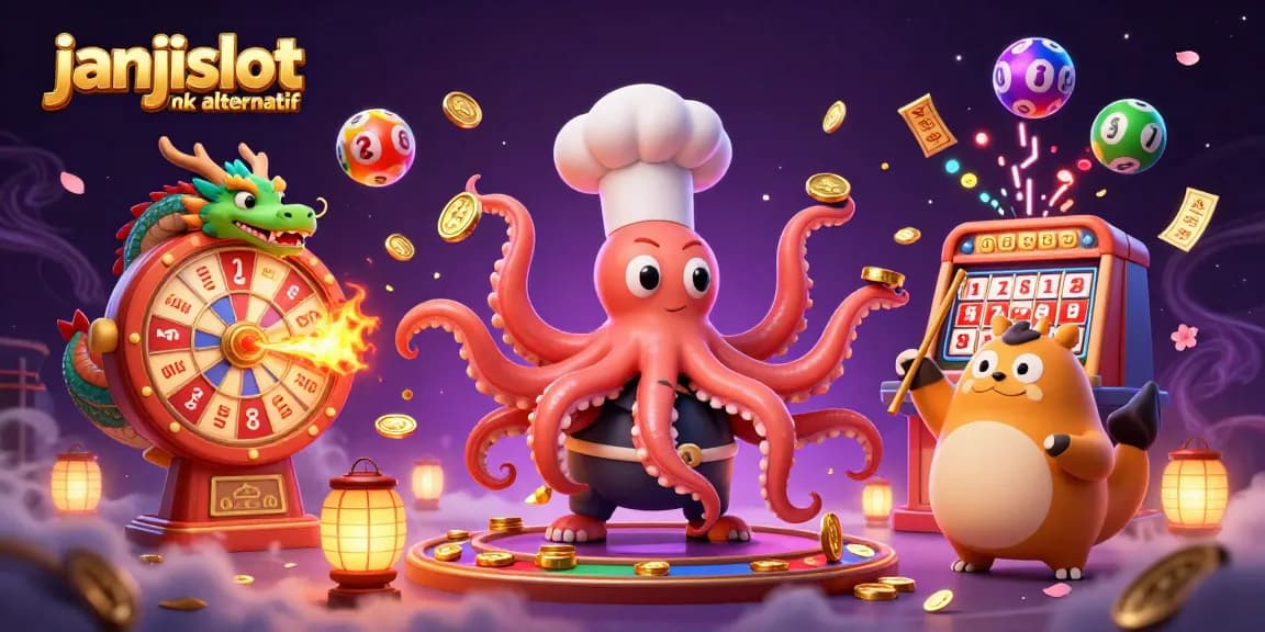 Engage with exciting gameplay at janjislot link alternatif surrounded by rich, colorful casino elements!