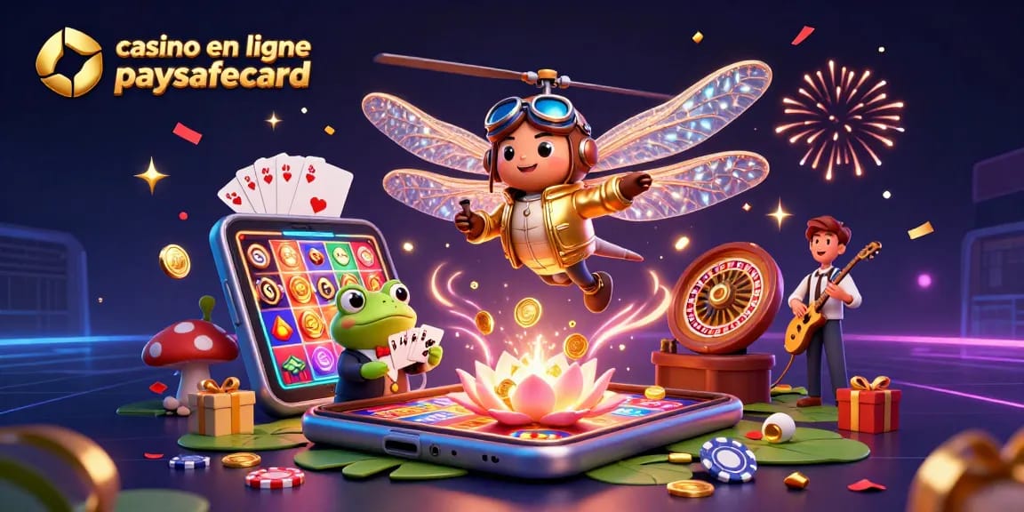 Gagnez en jouant au casino en ligne paysafecard avec des personnages 3D animés et une ambiance festive.