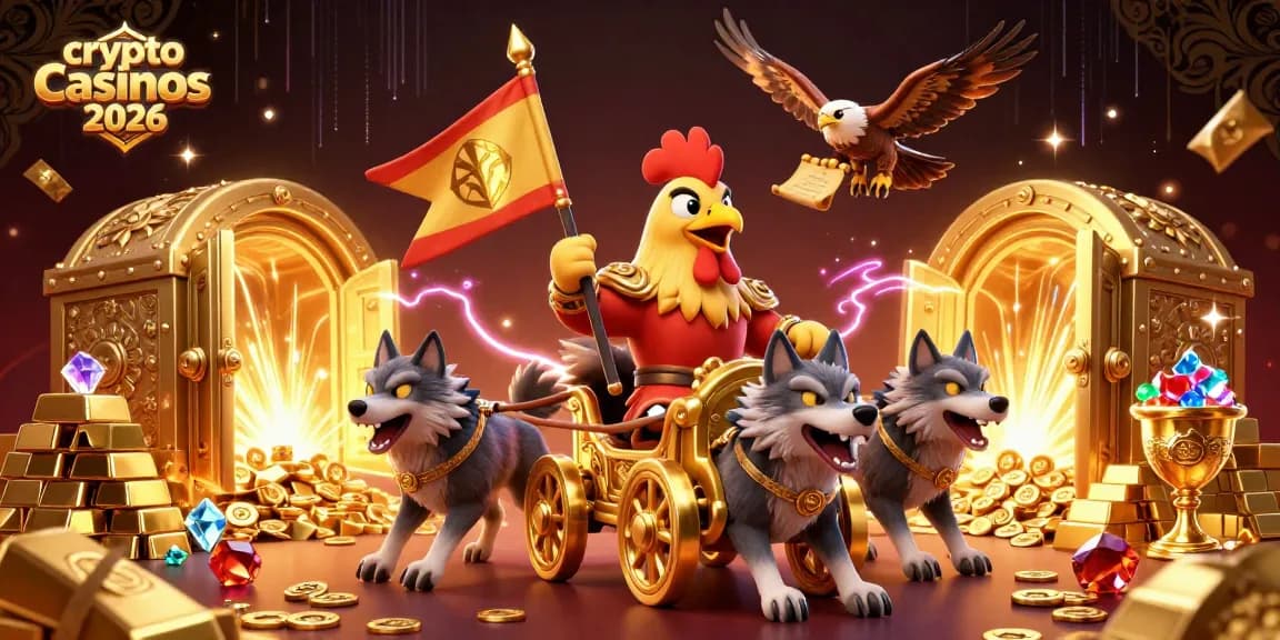 Explorez l'univers des crypto casinos 2026 avec des personnages de guerre dans une scène captivante.