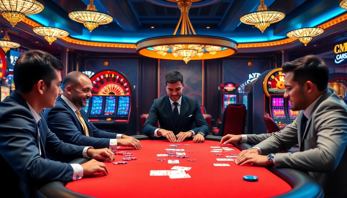 Experience high-stakes poker excitement at https://u888n.info/ with vibrant casino visuals.