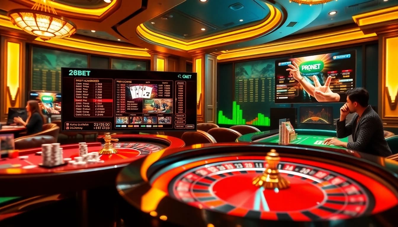 Engaging gameplay at thể thao 28bet sports betting platform with professional casino ambiance.
