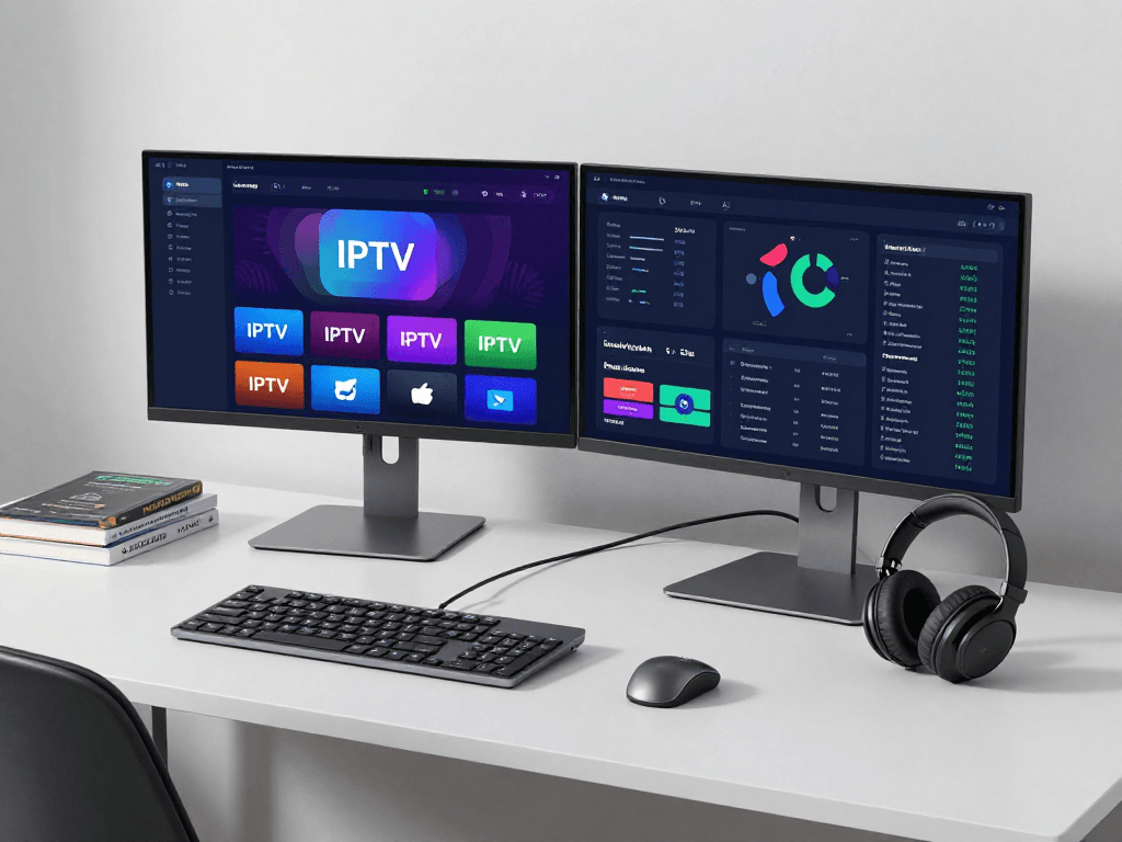 IPTV reseller platform dashboard for software development insights on digital streaming technology.