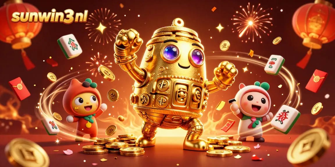 Experience thrilling gameplay with sunwin3 nl's dynamic casino features in a vibrant 3D illustration.
