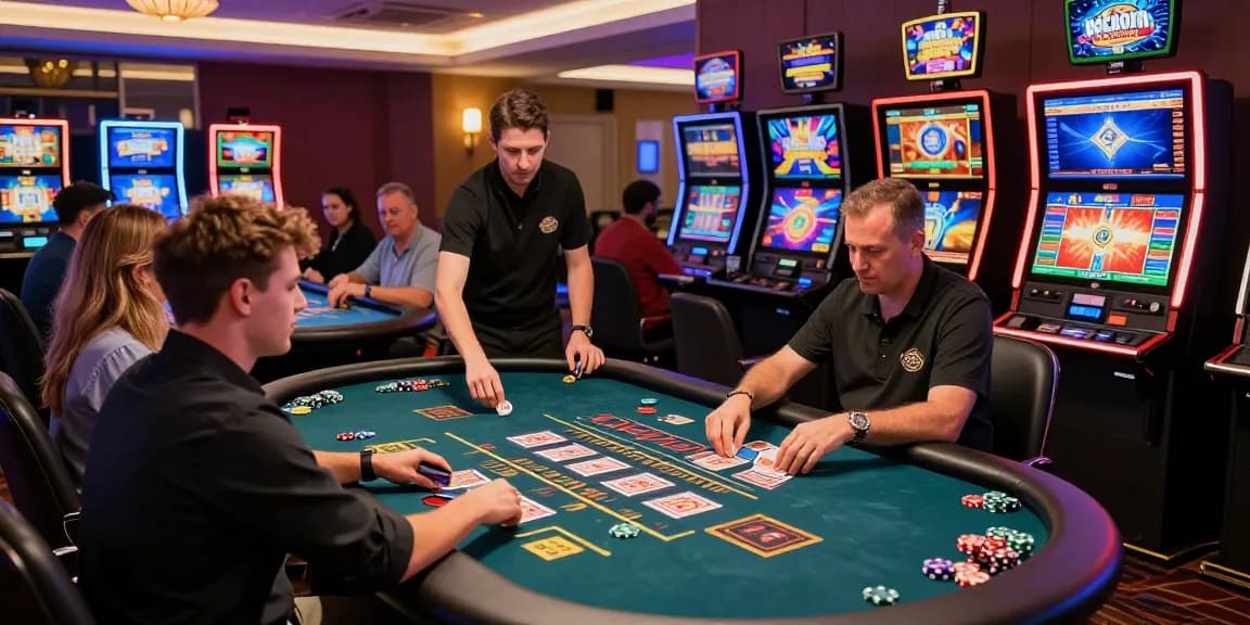 Players enjoying a lively casino experience with credit cards at https://brcs.co.uk, showcasing vibrant gaming and excitement.