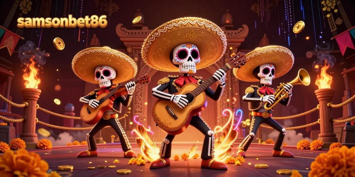 Experience vivid gameplay with the samsonbet86 mariachi scene, blending rich colors and themes.