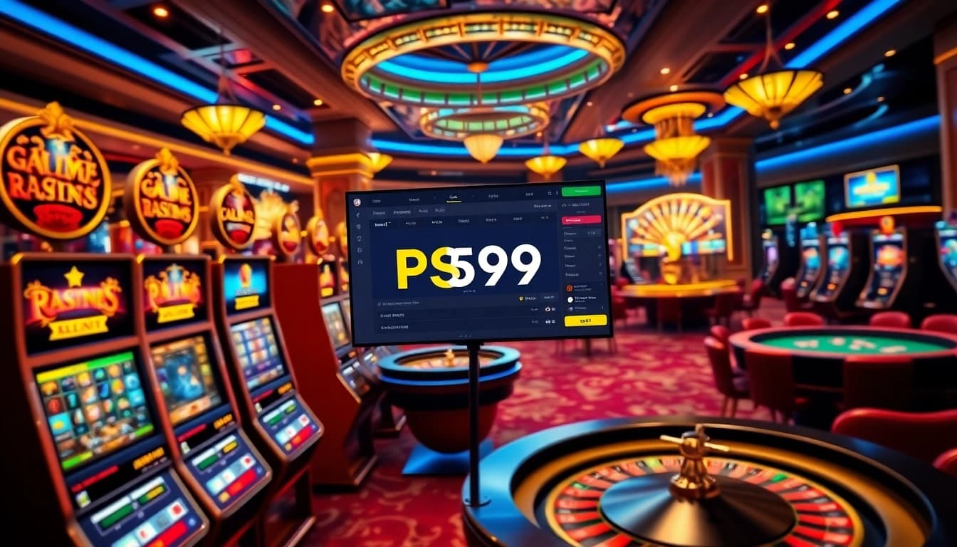 Engage with thrilling games at PS99, showcasing vibrant casino experiences and betting opportunities.
