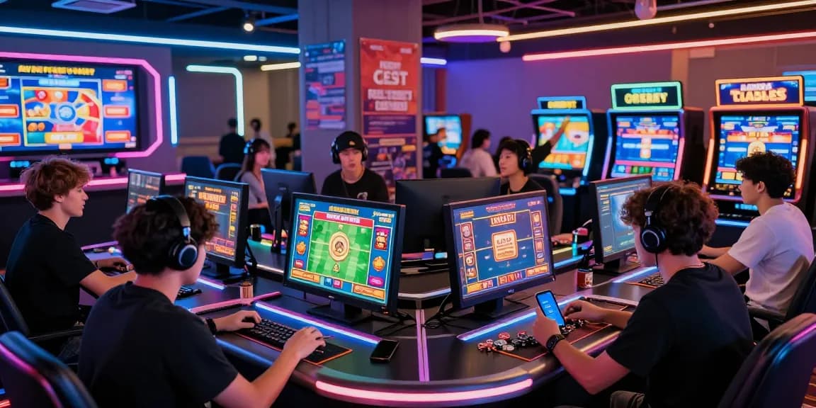 Exciting gaming atmosphere showcasing players enjoying the aviator 1xbet crash game with instant cashouts and vibrant neon lights.