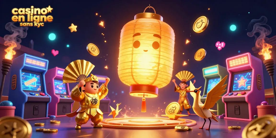 Profitez du jeu sur un casino en ligne sans KYC, comptant des éléments de jeu et des symboles porte-bonheur.