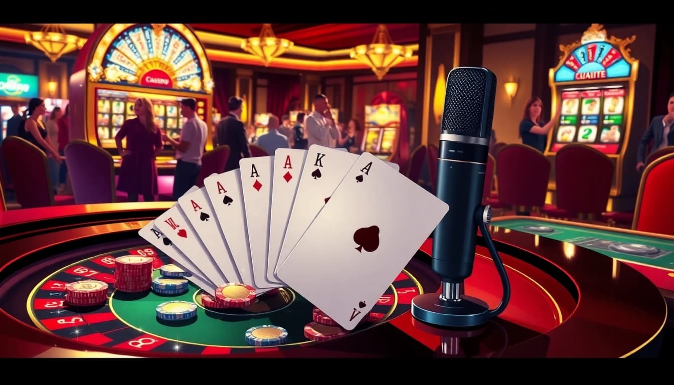 Experience the excitement of casino gaming with MV88 captured in a vibrant casino scene.