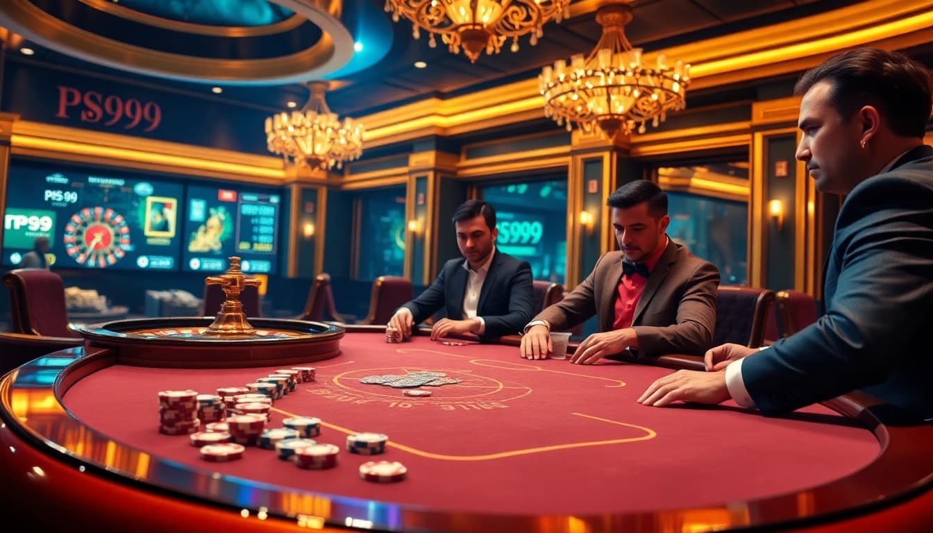 Experience the excitement of online gambling at PS99 with engaging poker gameplay.