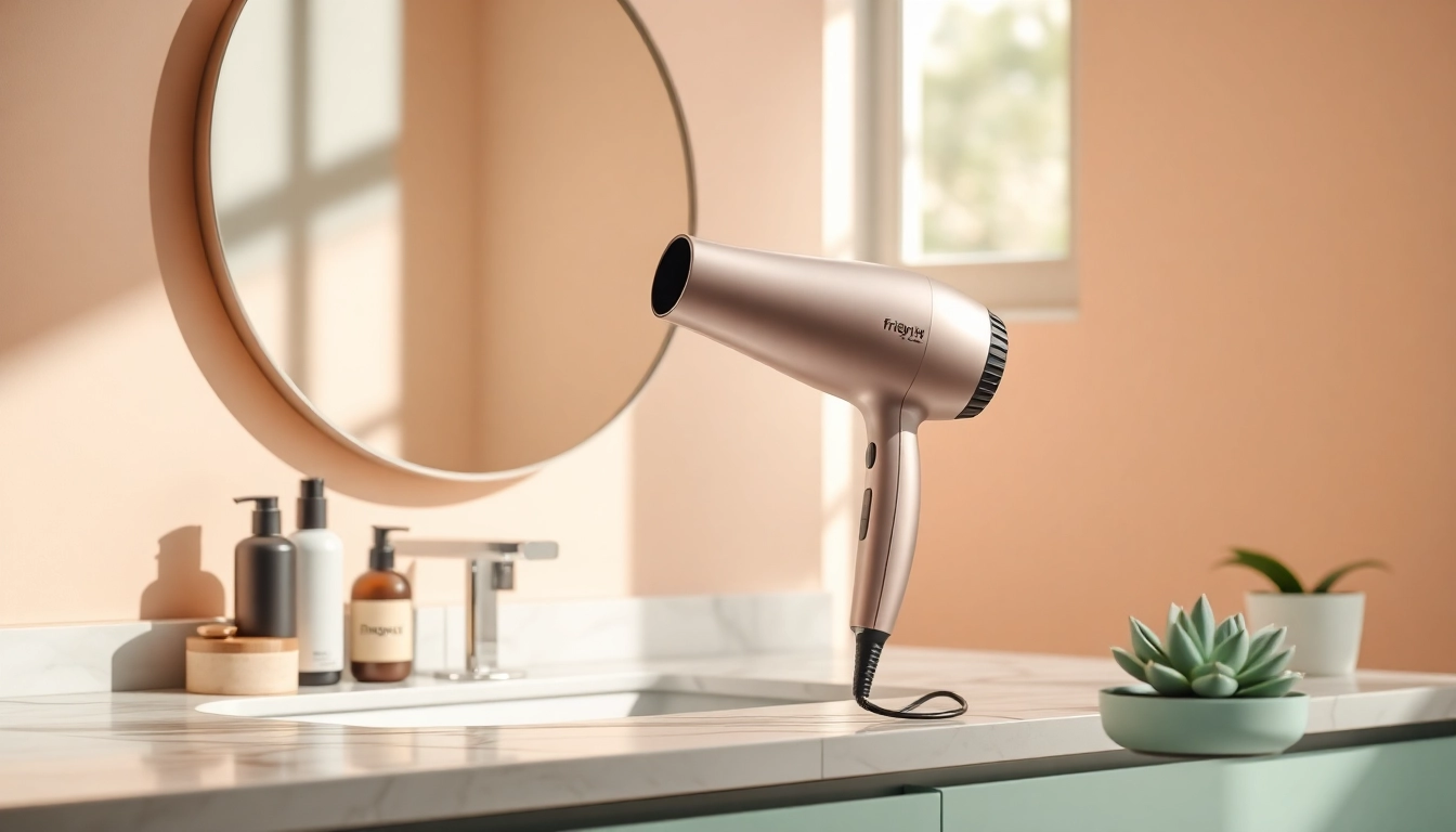 Boost your styling routine with this advanced frizzy hair dryer featuring sleek design and powerful performance.