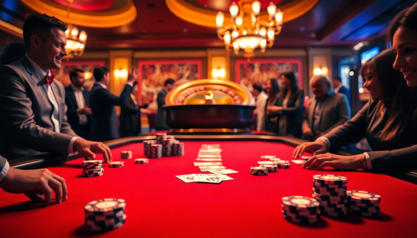 Experience the thrill of winning at LUCK8's luxurious casino tables featuring gaming excitement.