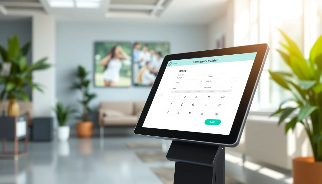Calculate your biological age with a modern biological age calculator displayed on a sleek device.