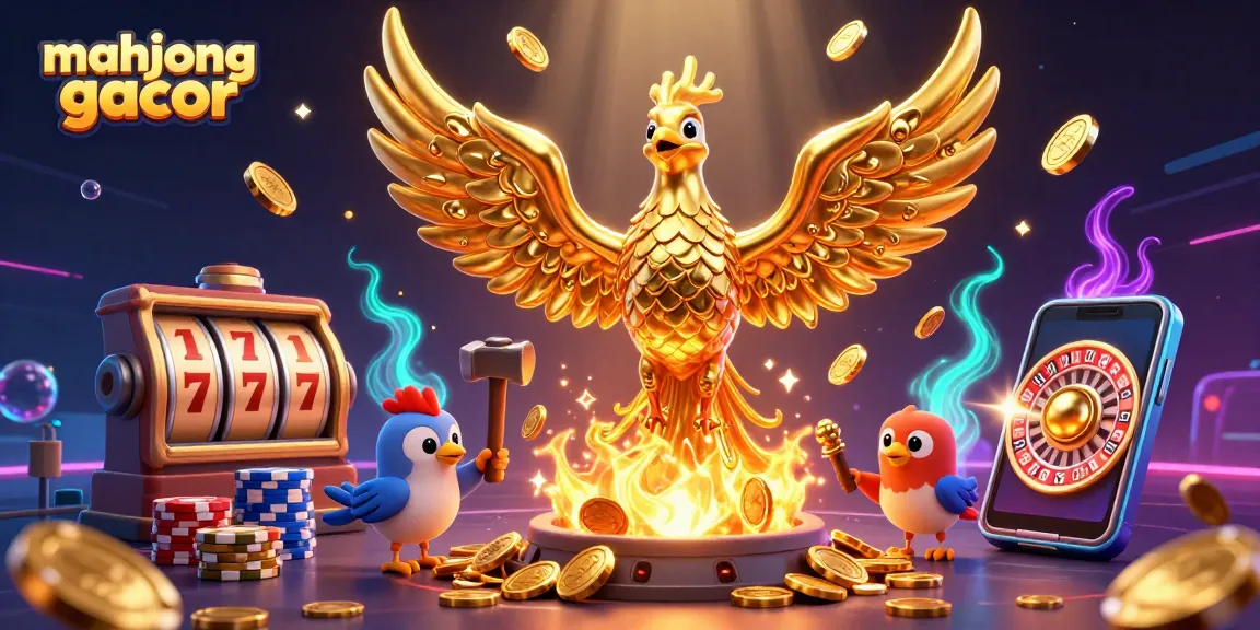 Experience thrilling wins with mahjong gacor in this captivating casino illustration.
