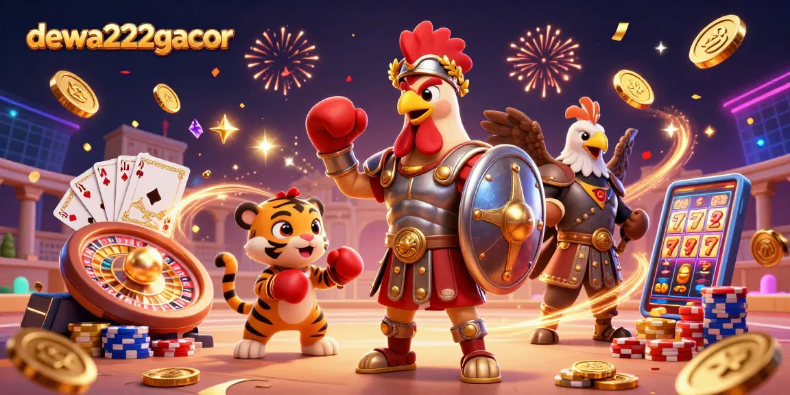 Engage with dewa222gacor's exciting gambling universe filled with vibrant scenes and dynamic characters.