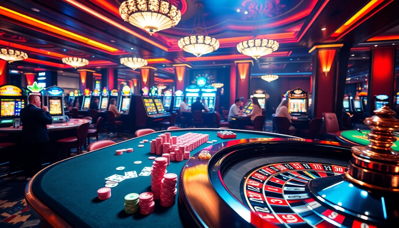 Experience thrilling gameplay at https://gg88.wales/ with vibrant casino tables and exciting slot machines.