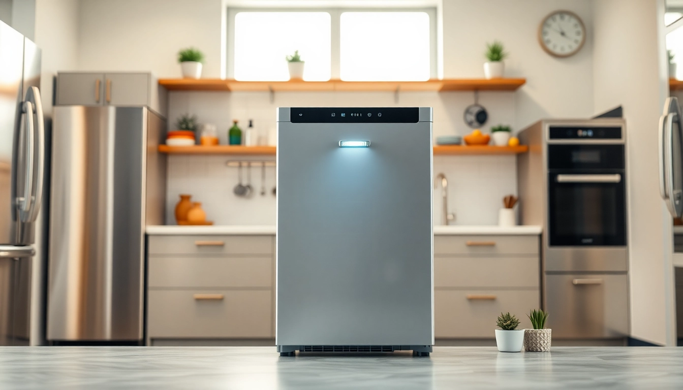 Discover an affordable mini fridge and freezer showcasing modern design and functionality in a stylish kitchen.