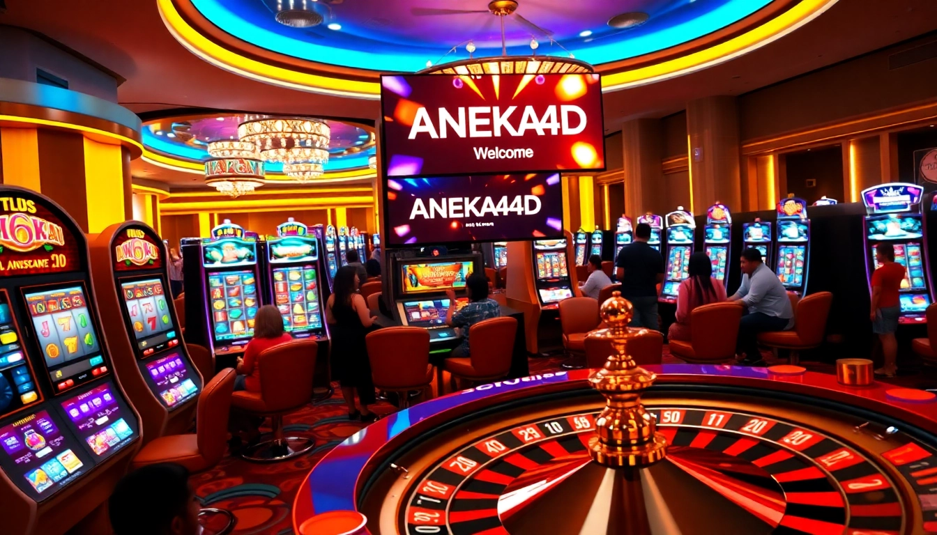 Rasakan kemenangan mendebarkan di mesin slot kasino ANEKA4D yang penuh warna dan permainan seru.
