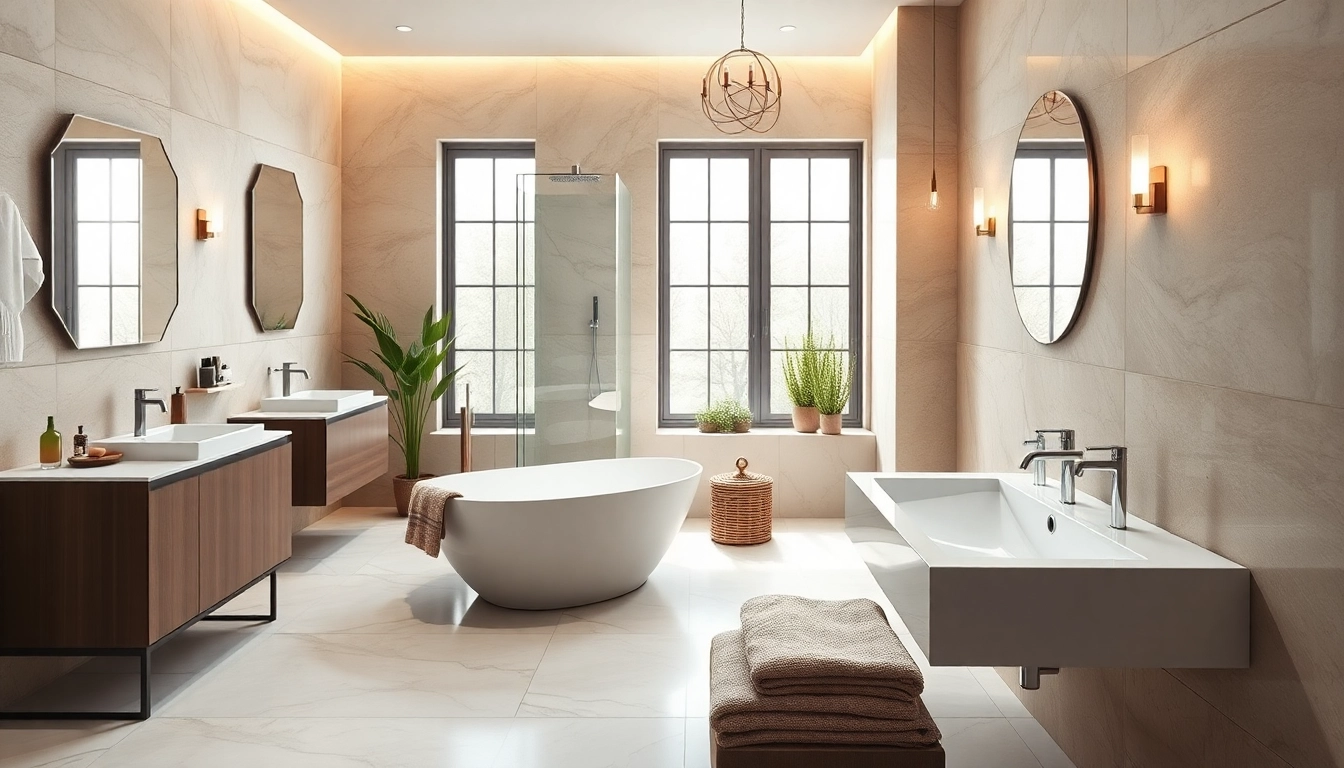 Erleben Sie stilvolle Sanitärlösungen mit sonni sanitär in einem modernen Badezimmerdesign.