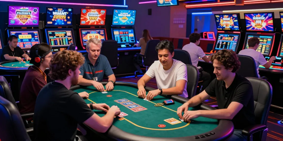 Players enjoying game đổi thưởng uy tín at a lively online casino