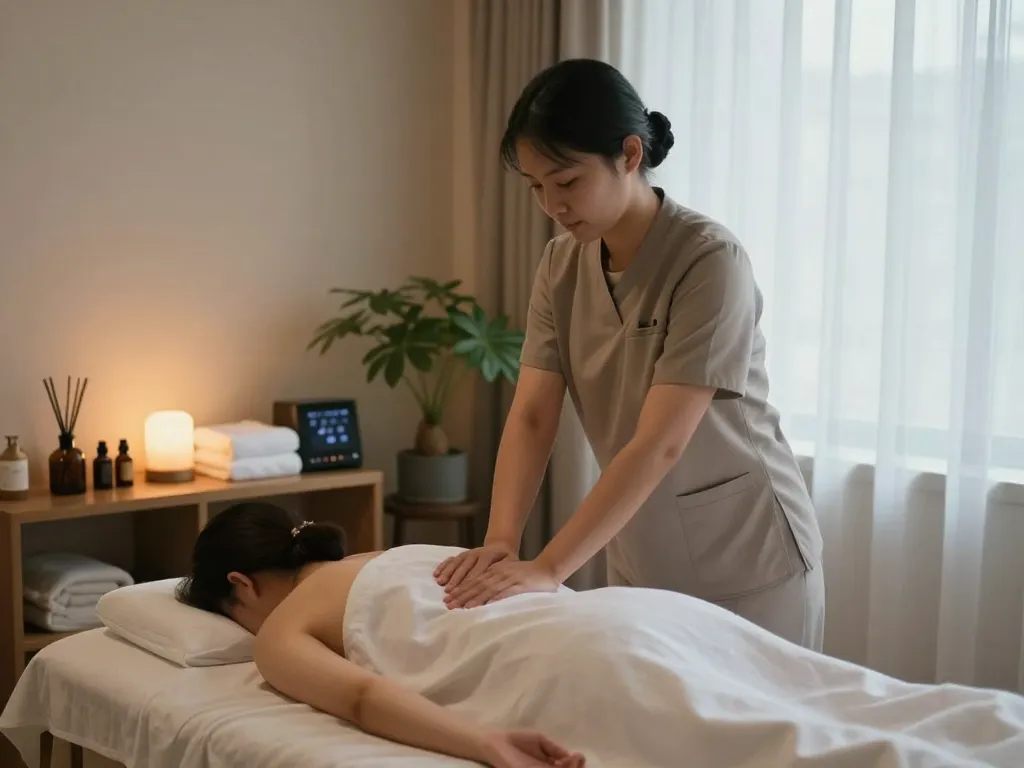 Experience Samsung-dong massage therapy in a calming spa environment with soothing decor and skilled therapists.