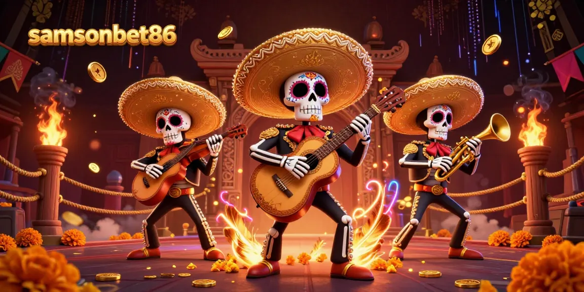 Experience vivid gameplay with the samsonbet86 mariachi scene, blending rich colors and themes.