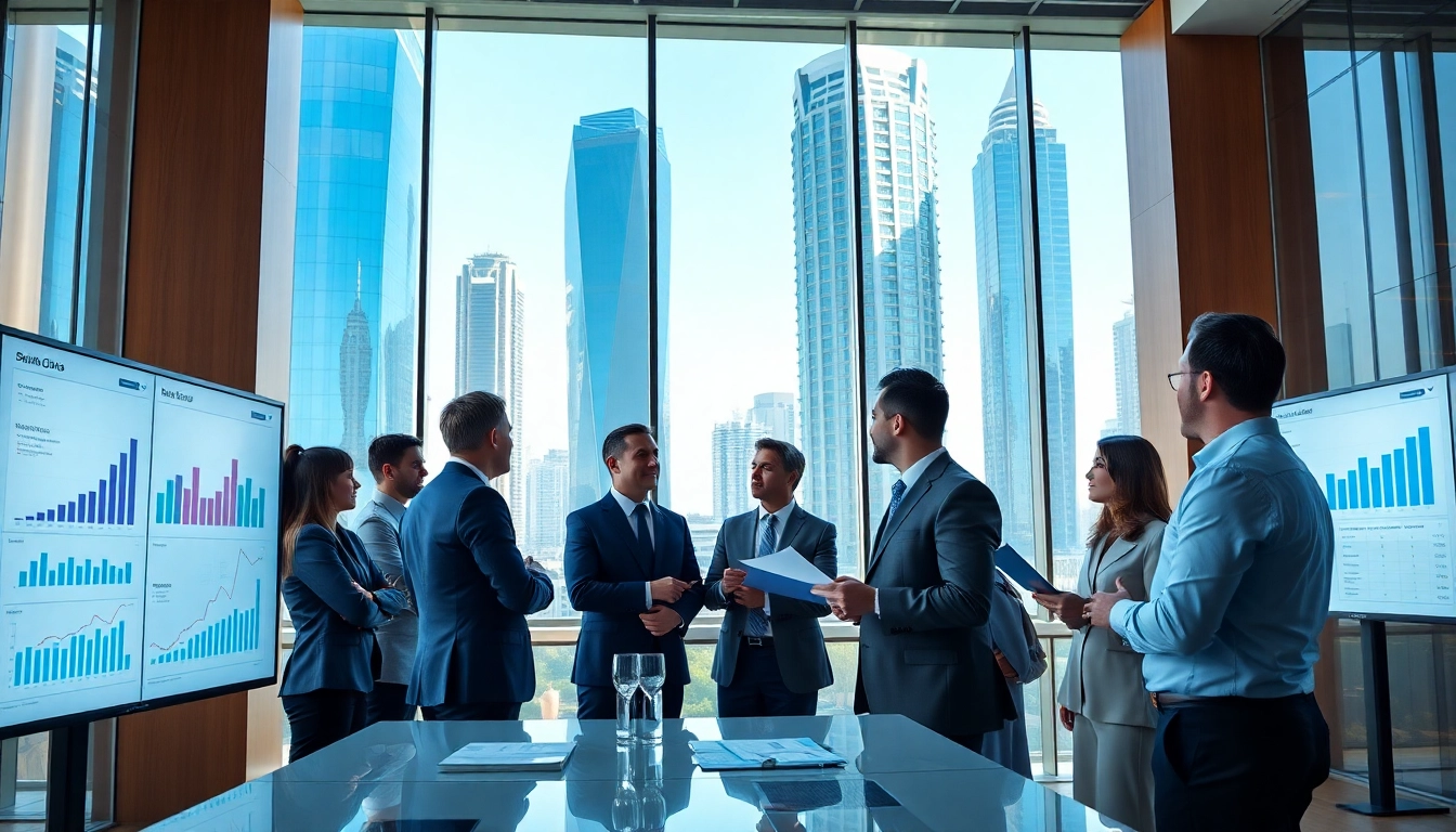 Business Consultants in Dubai engaging in a productive meeting, showcasing collaboration and professionalism.