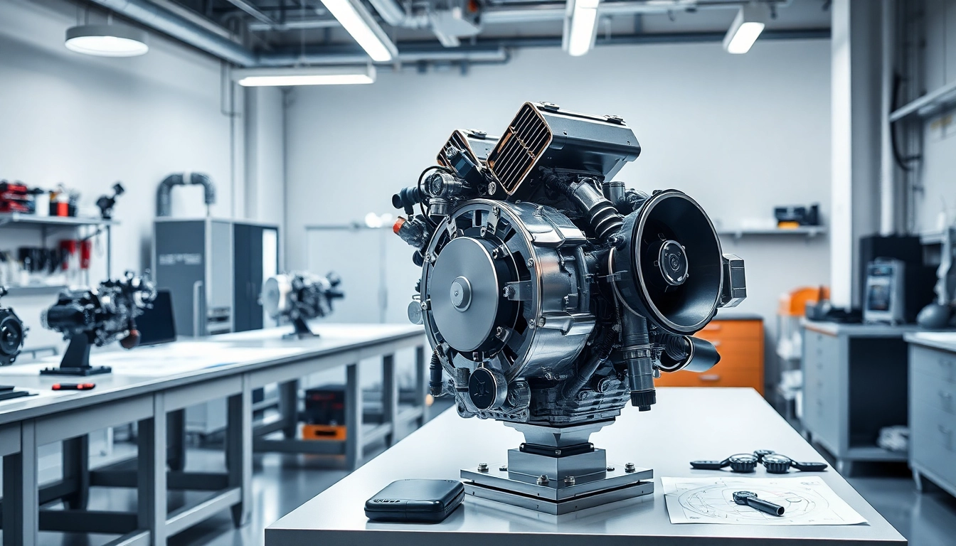 Showcasing Approved Engines technology in a contemporary workspace with vibrant lighting.