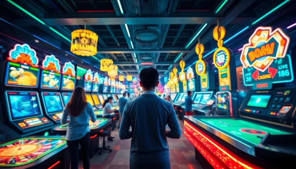 XX88's vibrant online gaming experience with popular games and interactive elements.