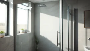 Installation de paroi de douche sirhona avec un design moderne et élégant.