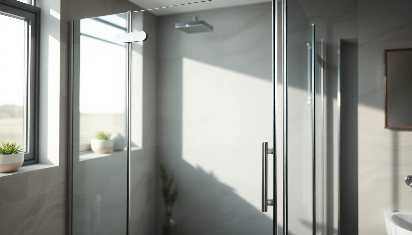 Installation de paroi de douche sirhona avec un design moderne et élégant.