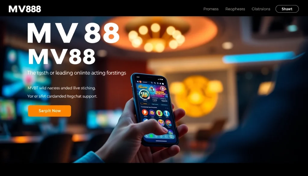 MV88 app interface demonstrating safe USDT transactions and live support.