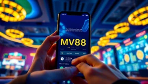 MV88 app interface displaying secure USDT transactions, highlighting user-friendly gambling features.