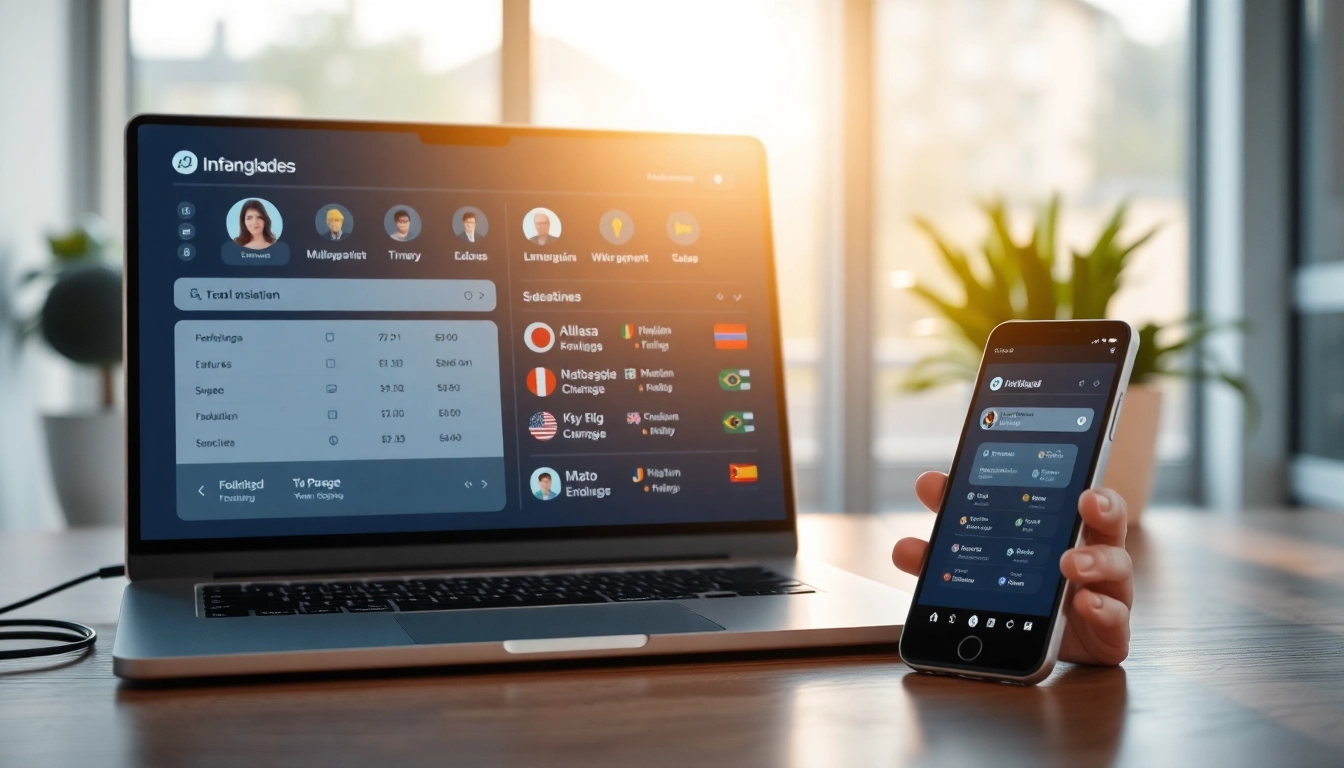 HelloWorld官网 showcasing innovative translation software interface designed for multilingual communication.