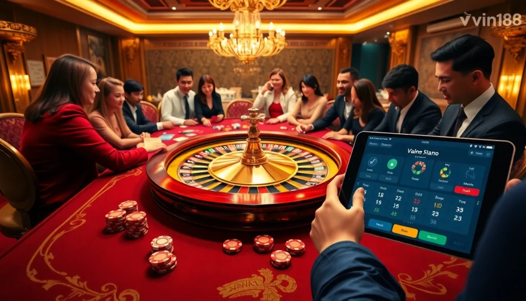 Experience the excitement of vn168 đăng ký with a vibrant online casino atmosphere filled with gaming action.