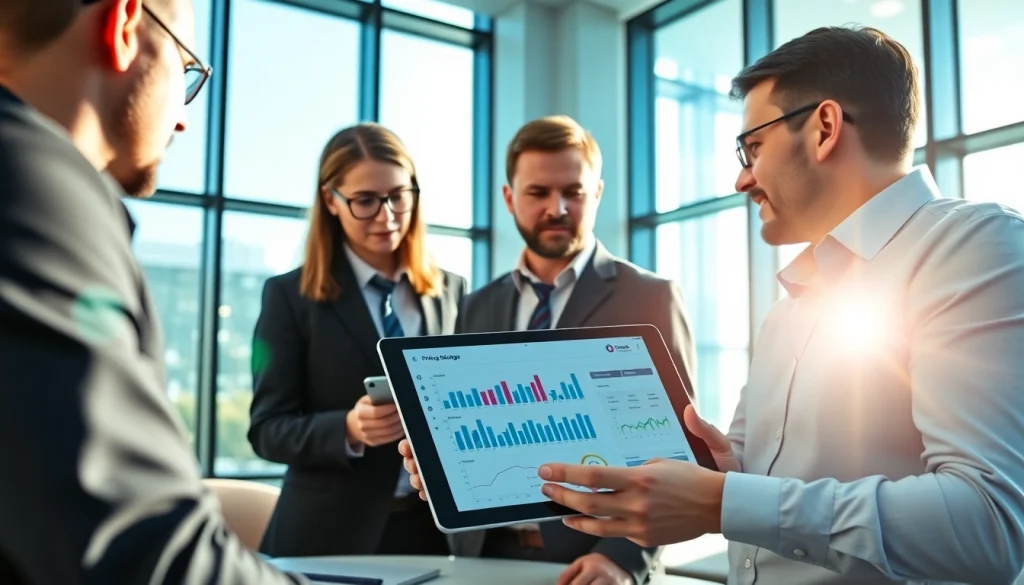 Analyze competitor pricing strategies during a modern business meeting.